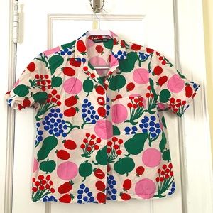 Marimekko x Uniqlo Fruit Shirt, Size Small (S)